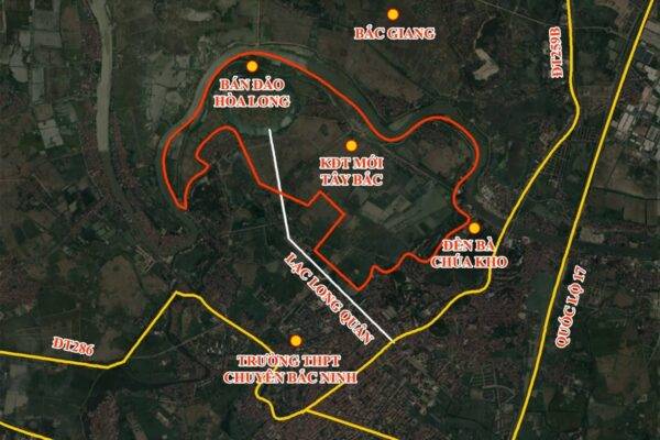 Vị trí dự án Vinhome Bắc Ninh – Khu đô thị Kinh Bắc hiện đại bậc nhất